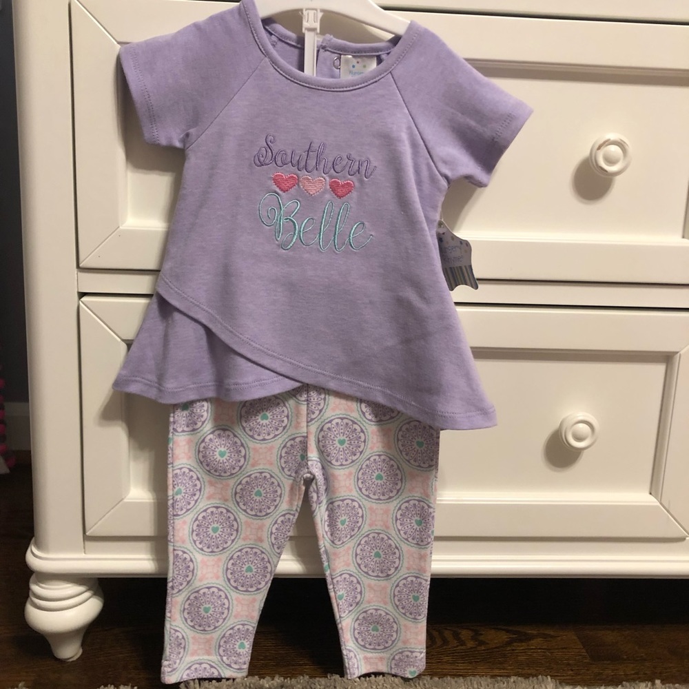 Baby girl southern outfit 12 months